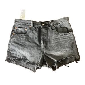 Levi’s 501 High Rise Denim Jean Shorts-NWT-Size 31 black